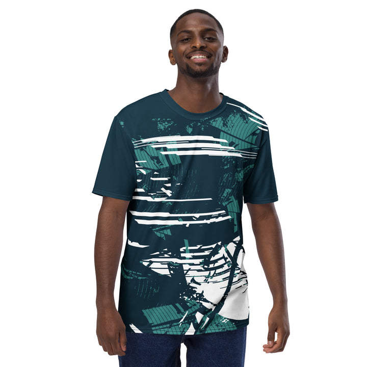 Premium Men's Jersey - Green-White Aware