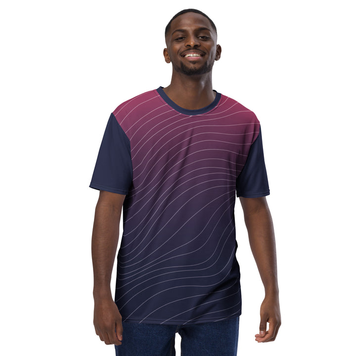 Premium Men's Jersey - Purple Map