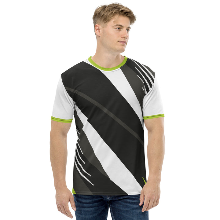 Premium Men's Jersey - Grey-Green Coach