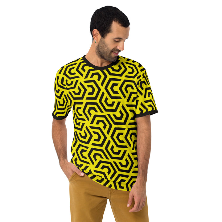 Premium Men's Jersey - Yellow-Black Turn