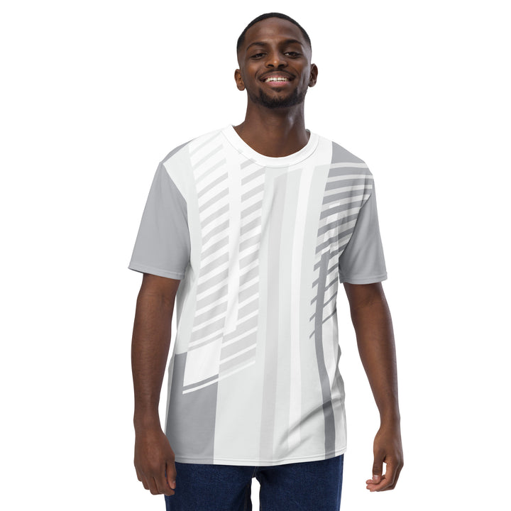 Premium Men's Jersey - Grey-White Tracks