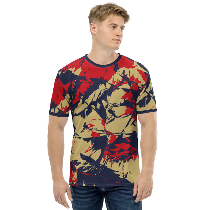 Premium Men's Jersey - Beige-Red Delusion