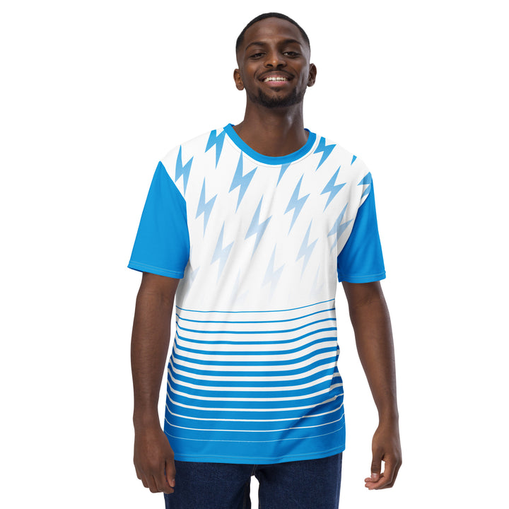 Premium Men's Jersey - Blue-White Bolt