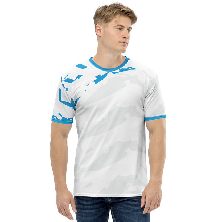 Premium Men's Jersey - Grey-Blue Fin