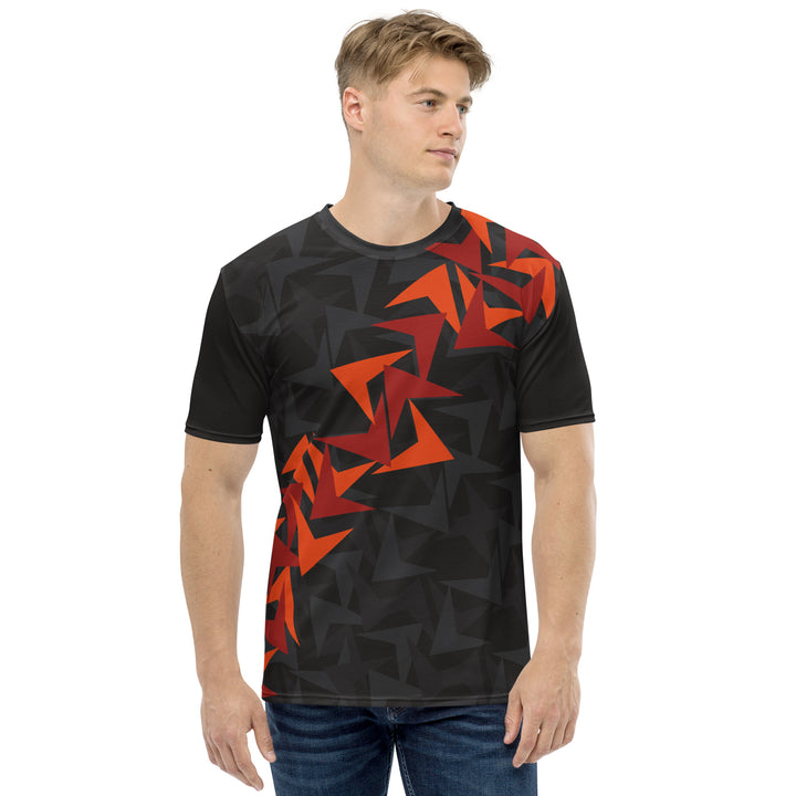 Premium Men's Jersey - Black-Red Strike