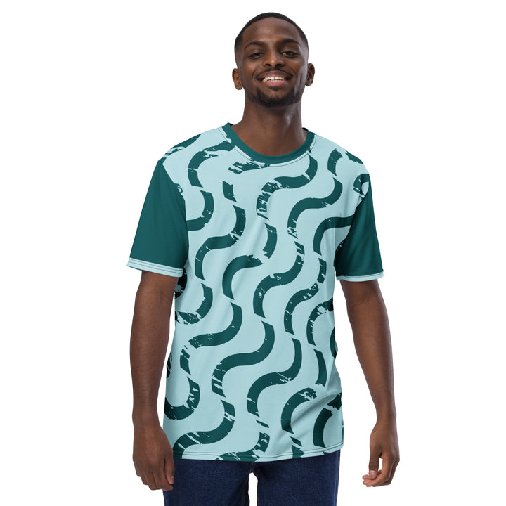 Premium Men's Jersey - Green Wave