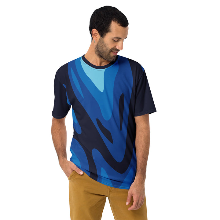 Premium Men's Jersey - Blue Paint