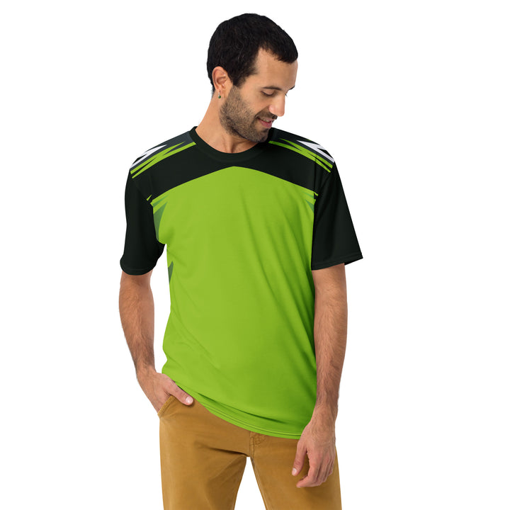 Premium Men's Jersey - Black-Green Play