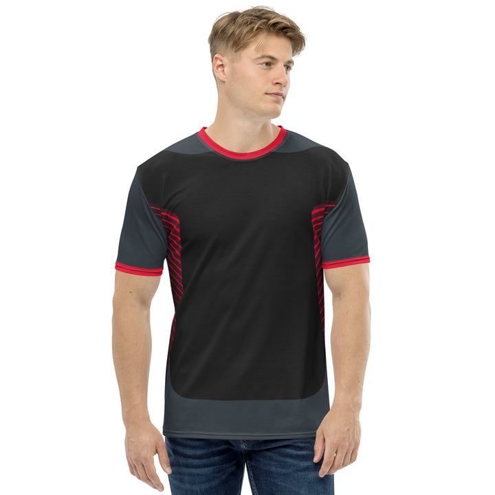 Premium Men's Jersey - Black-Red Hermes