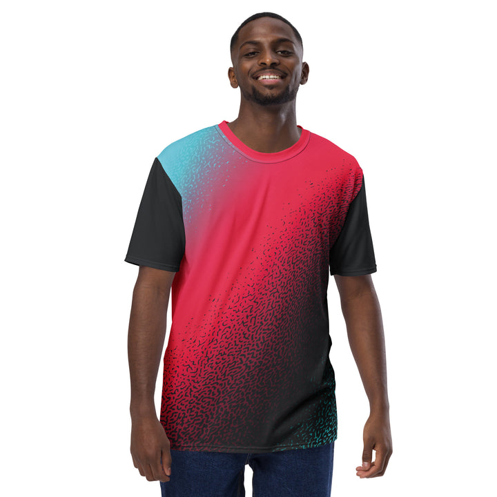 Premium Men's Jersey - Black-Red Dots