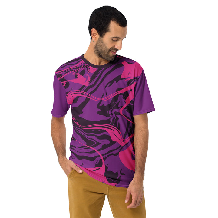 Premium Men's Jersey - Purple-Pink Smoke