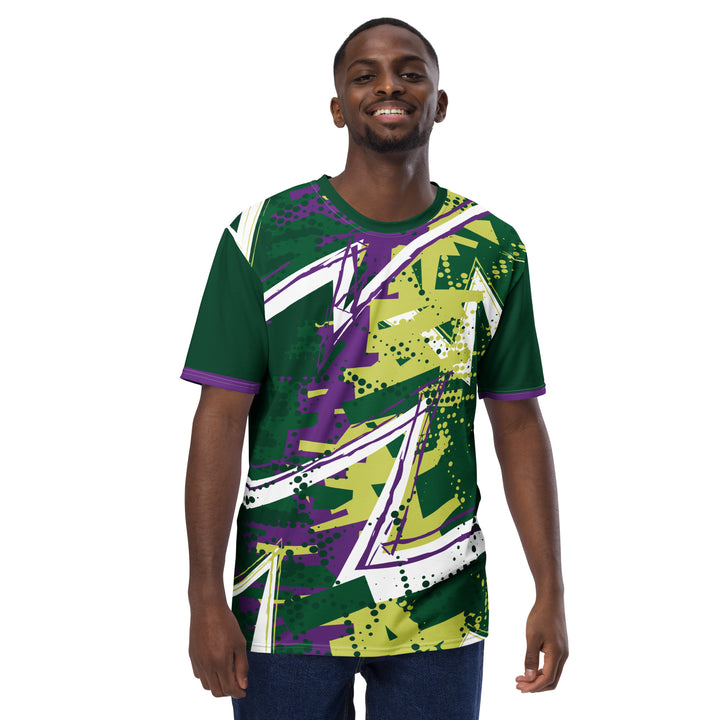 Premium Men's Jersey - Green-Purple City