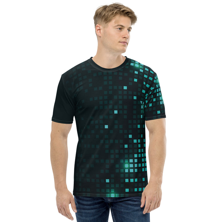 Premium Men's Jersey - Green-Turquoise Shine