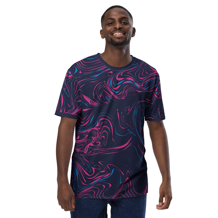 Premium Men's Jersey - Purple-Pink Blend