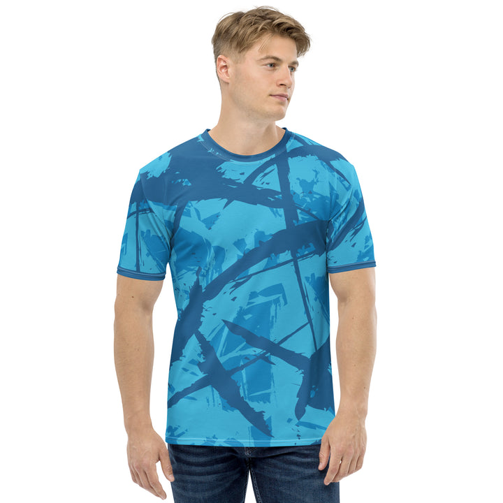 Premium Men's Jersey - Blue Chaos