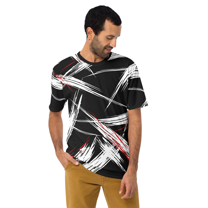 Premium Men's Jersey - Black-White Chaos