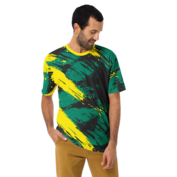 Premium Men's Jersey - Green-Yellow Riot