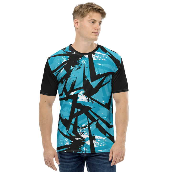 Premium Men's Jersey - Blue-Black Break