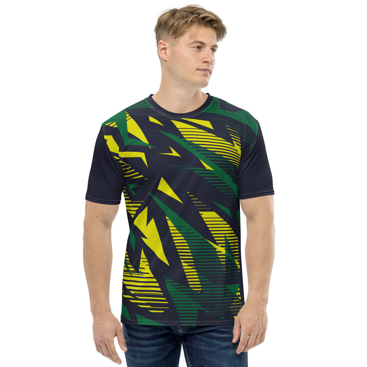 Premium Men's Jersey - Black-Yellow Arrow