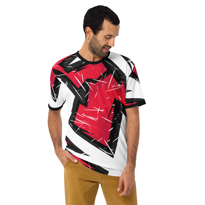 Premium Men's Jersey - White-Red Sparks