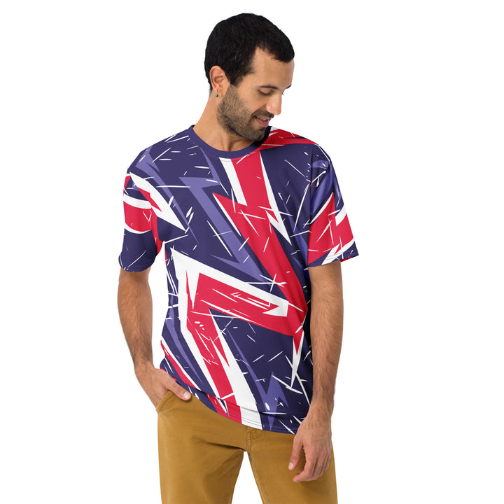 Premium Men's Jersey - Purple-Red Sparks