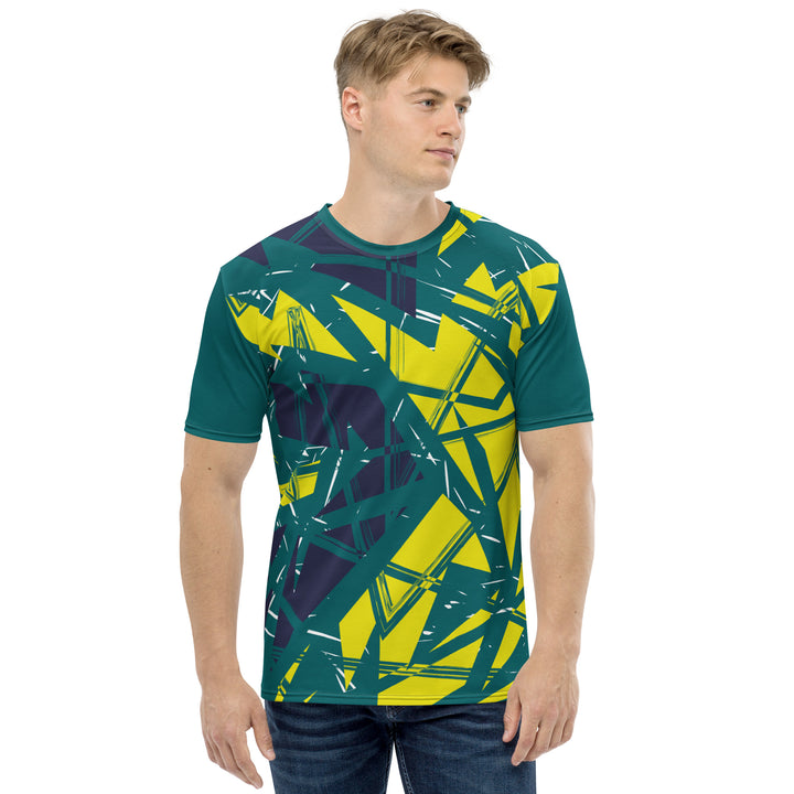 Premium Men's Jersey - Green-Yellow Tough