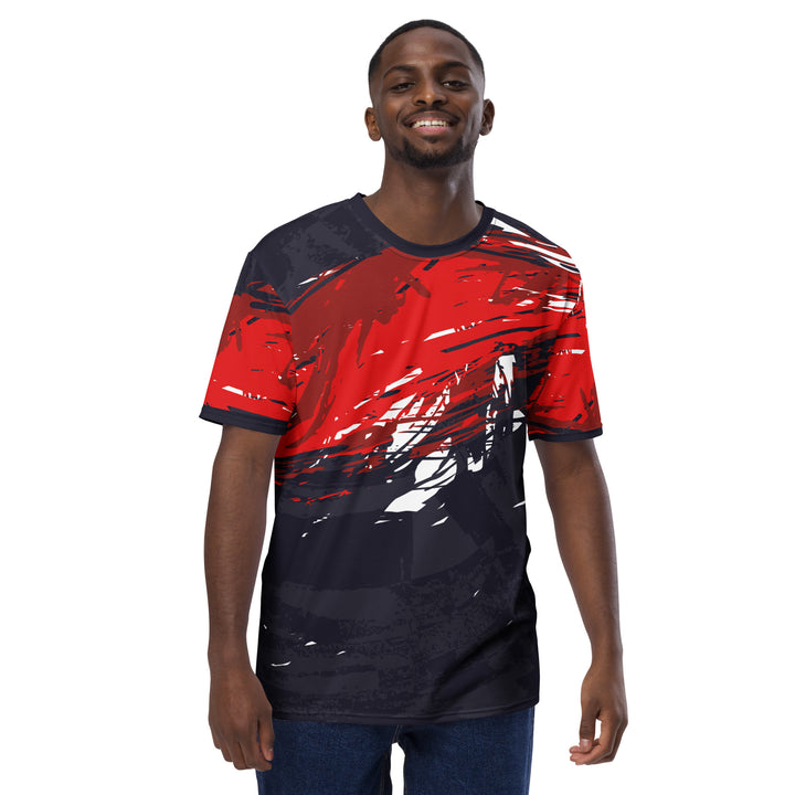 Premium Men's Jersey - Black-Red Ace