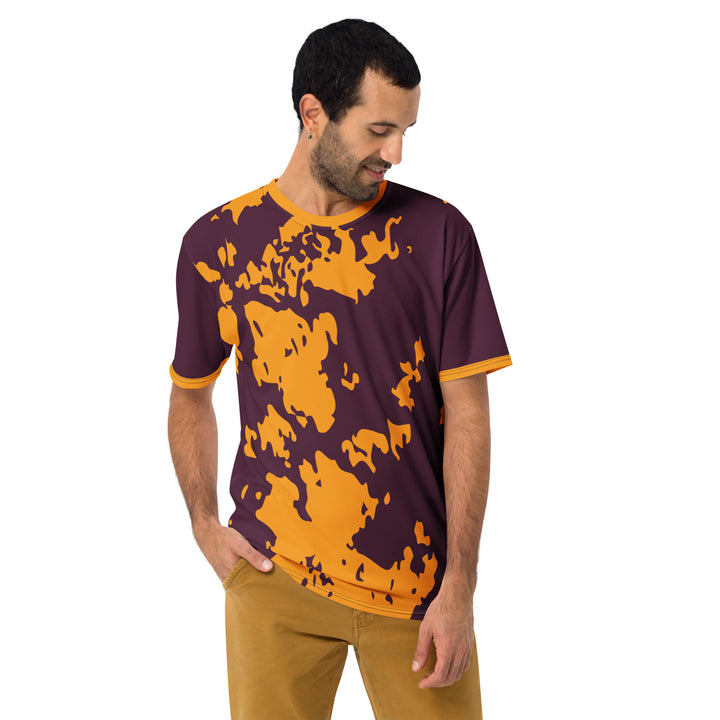 Premium Men's Jersey - Brown-Orange Marks