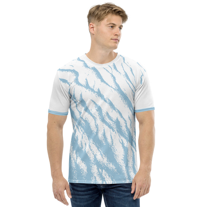 Premium Men's Jersey - Blue-White Sand