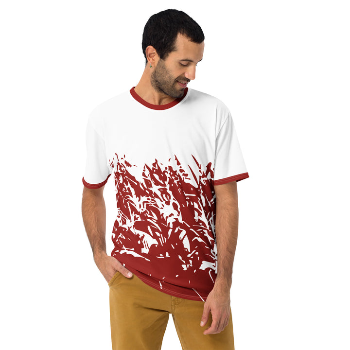 Premium Men's Jersey - Red-White Grass