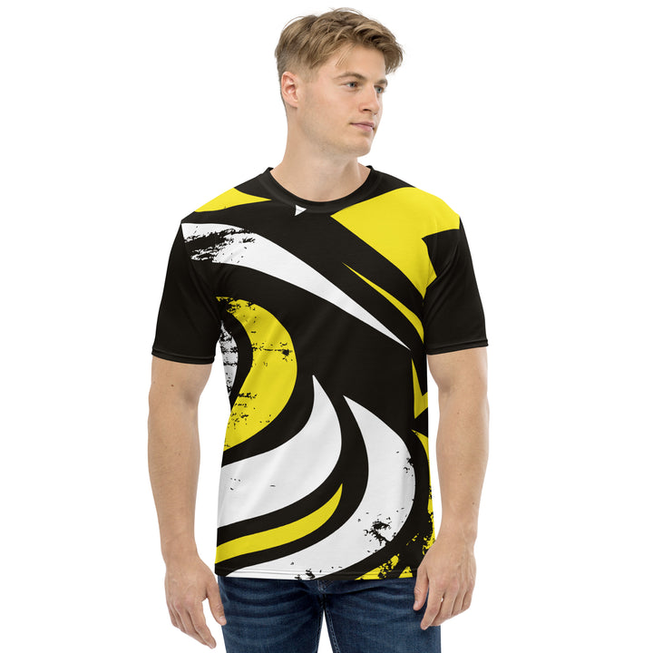 Premium Men's Jersey - Black-Yellow Street