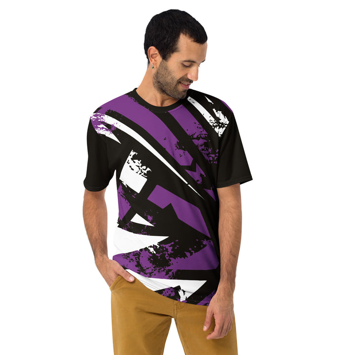 Premium Men's Jersey - Black-Purple Charge