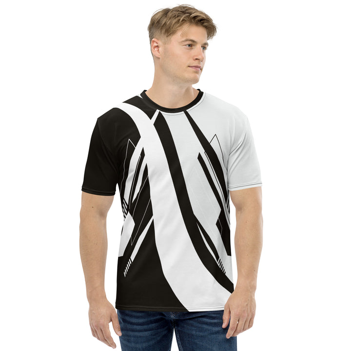 Premium Men's Jersey - Black-White Ribbon