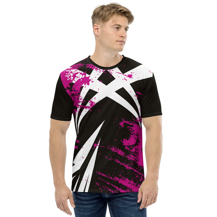 Premium Men's Jersey - Black-Pink Tribal