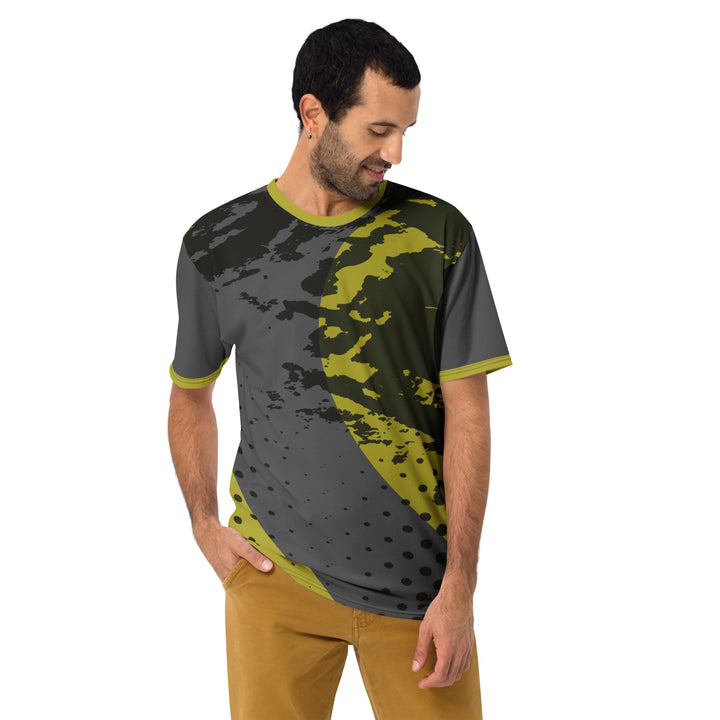 Premium Men's Jersey - Grey-Yellow Moon