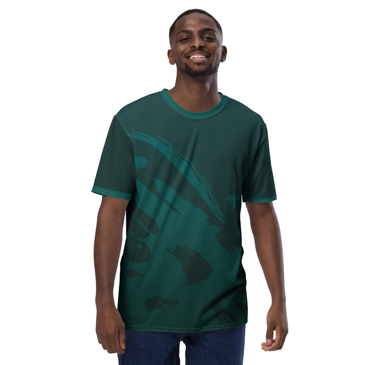 Premium Men's Jersey - Green Skull