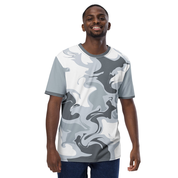 Premium Men's Jersey - Grey-White Smoke