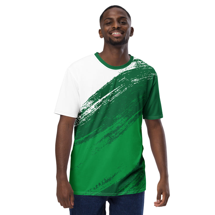 Premium Men's Jersey - Green-White Up