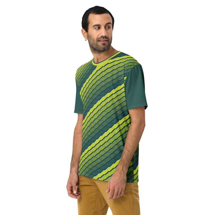 Premium Men's Jersey - Green-Yellow Rise