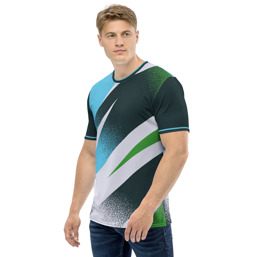 Premium Men's Jersey - Green-Blue Spirit