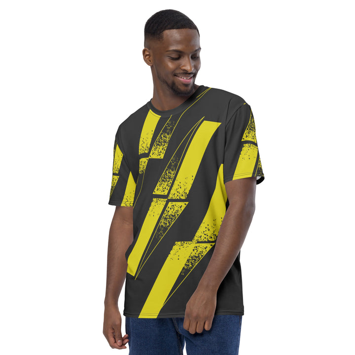 Premium Men's Jersey - Yellow-Black Diamond