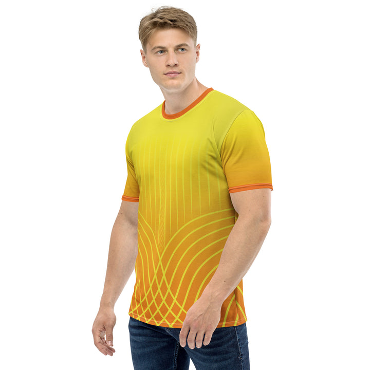 Premium Men's Jersey - Orange-Yellow Legend