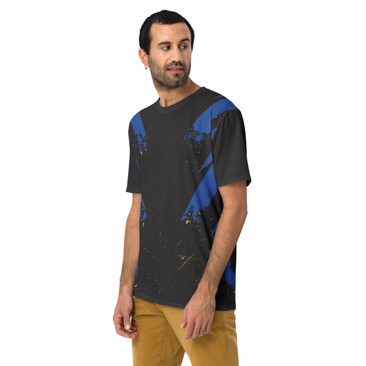 Premium Men's Jersey - Black-Blue Suit