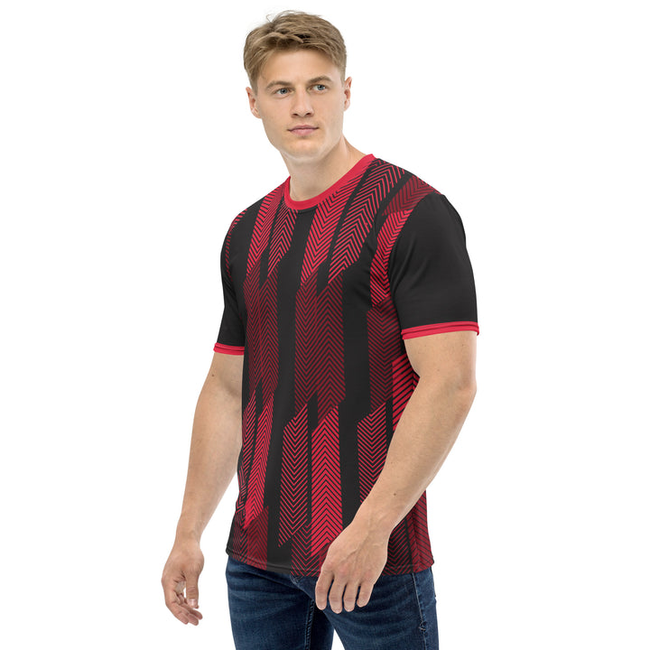 Premium Men's Jersey - Red-Black Track