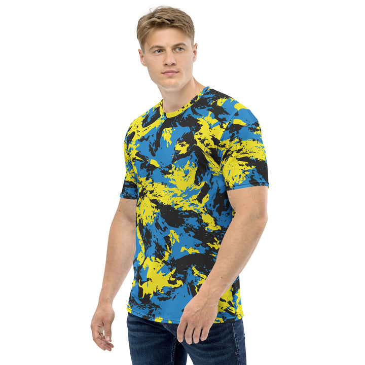 Premium Men's Jersey - Blue-Yellow Distraction