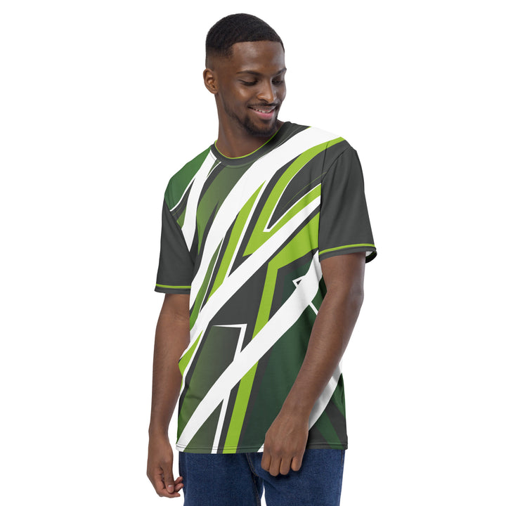 Premium Men's Jersey - Green-White Strike