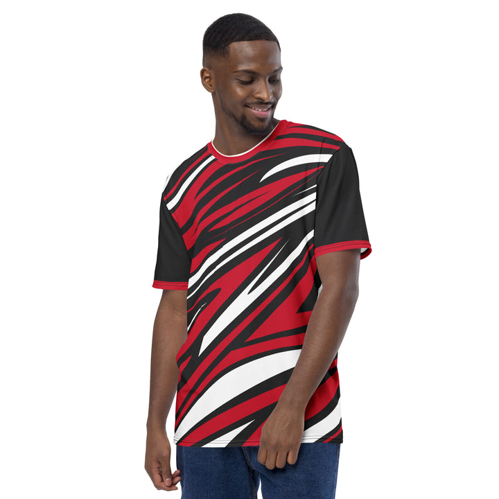 Premium Men's Jersey - Black-Red Spine