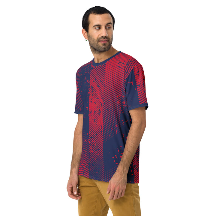 Premium Men's Jersey - Red-Blue Street