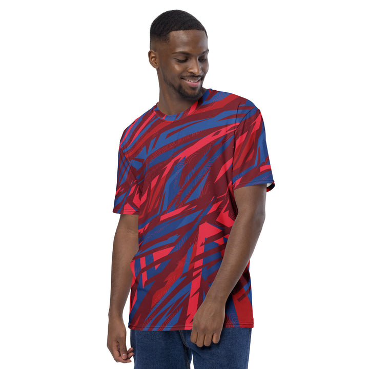 Premium Men's Jersey - Red-Blue Root