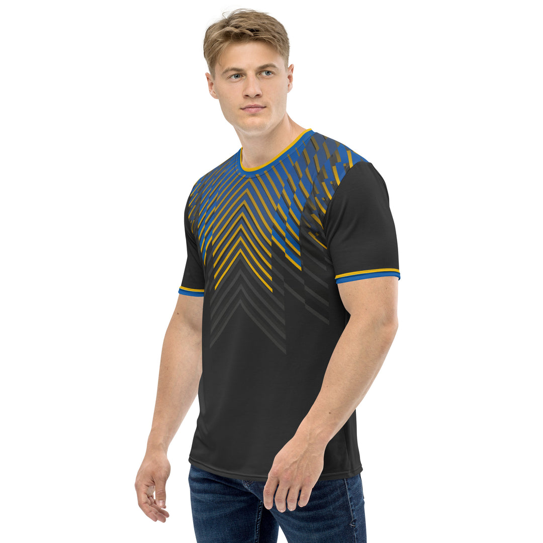 Premium Men's Jersey - Grey-Yellow Energy